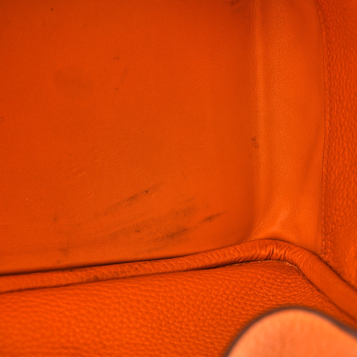 Hermes Taurillon Clemence Lindy 30 Orange 13 of 13