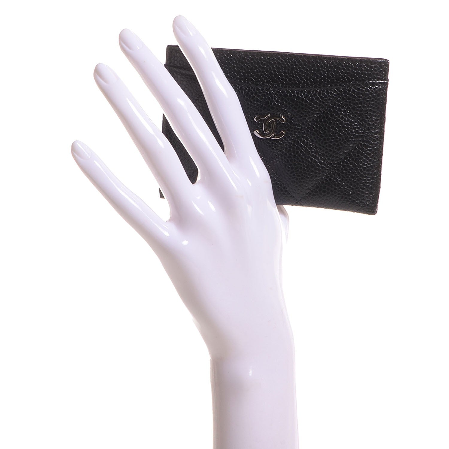 Chanel Caviar Quilted Card Holder Black 2 of 10