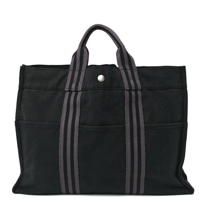 Hermes Canvas Fourre Tout MM Black 1 of 11
