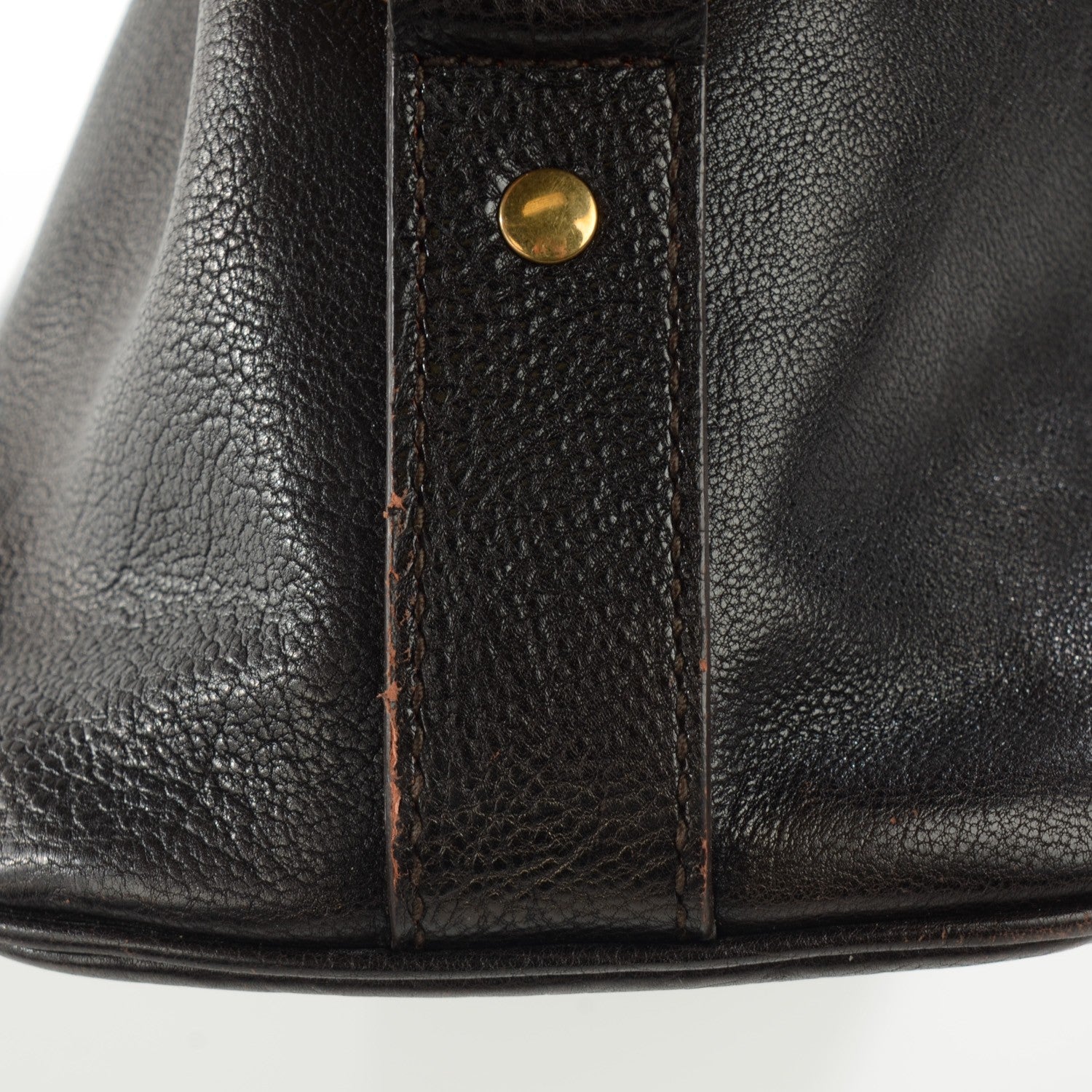 Saint Laurent Calfskin Large Muse Chocolate 4 of 12
