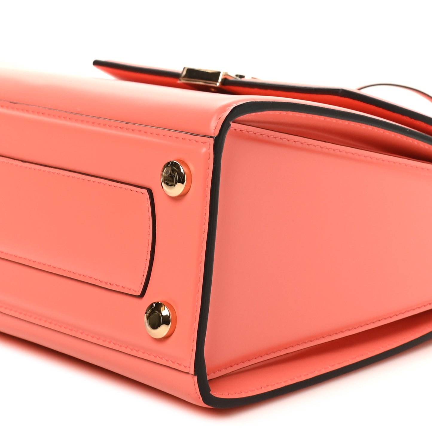 Smooth Calfskin Small Boxyz Orange