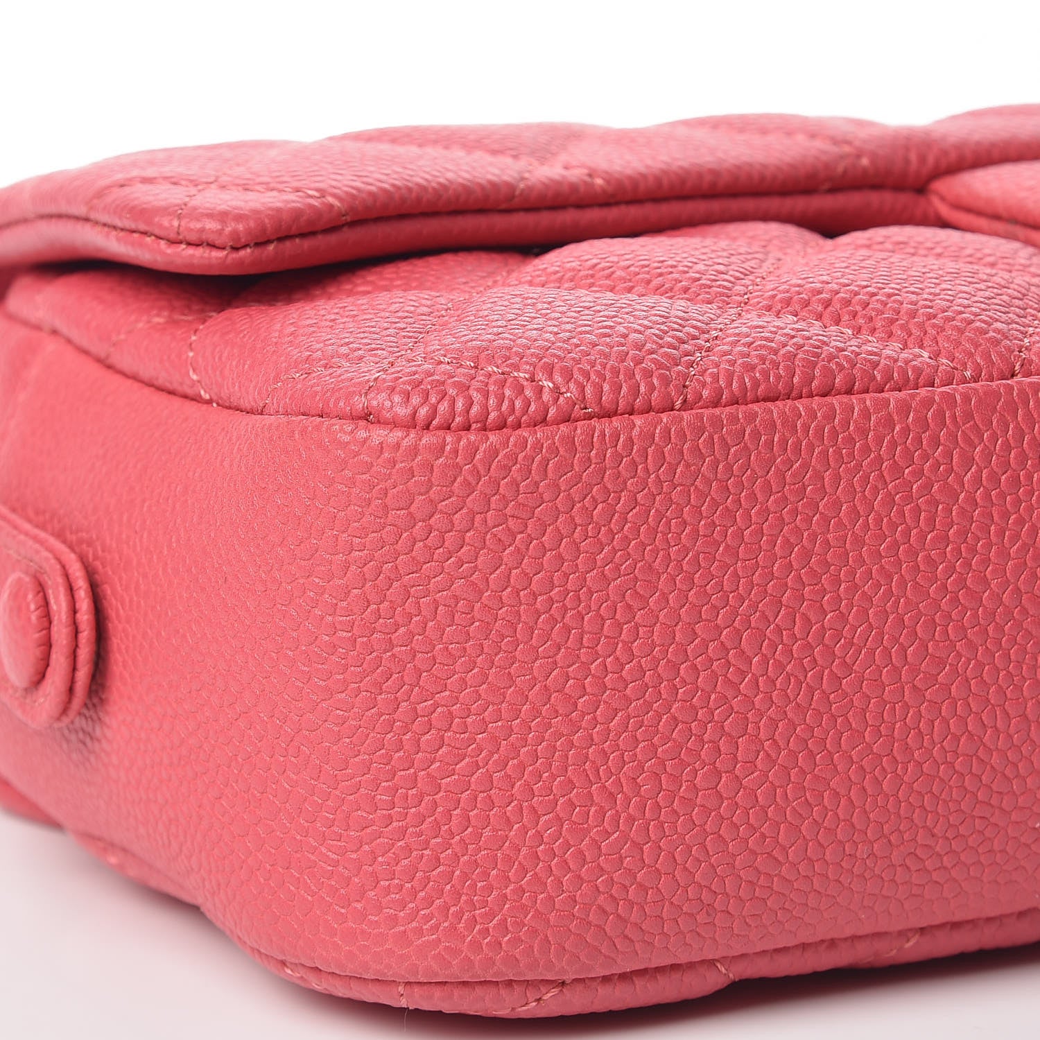 Chanel Caviar Quilted Medium Easy Flap Coral 7 of 10