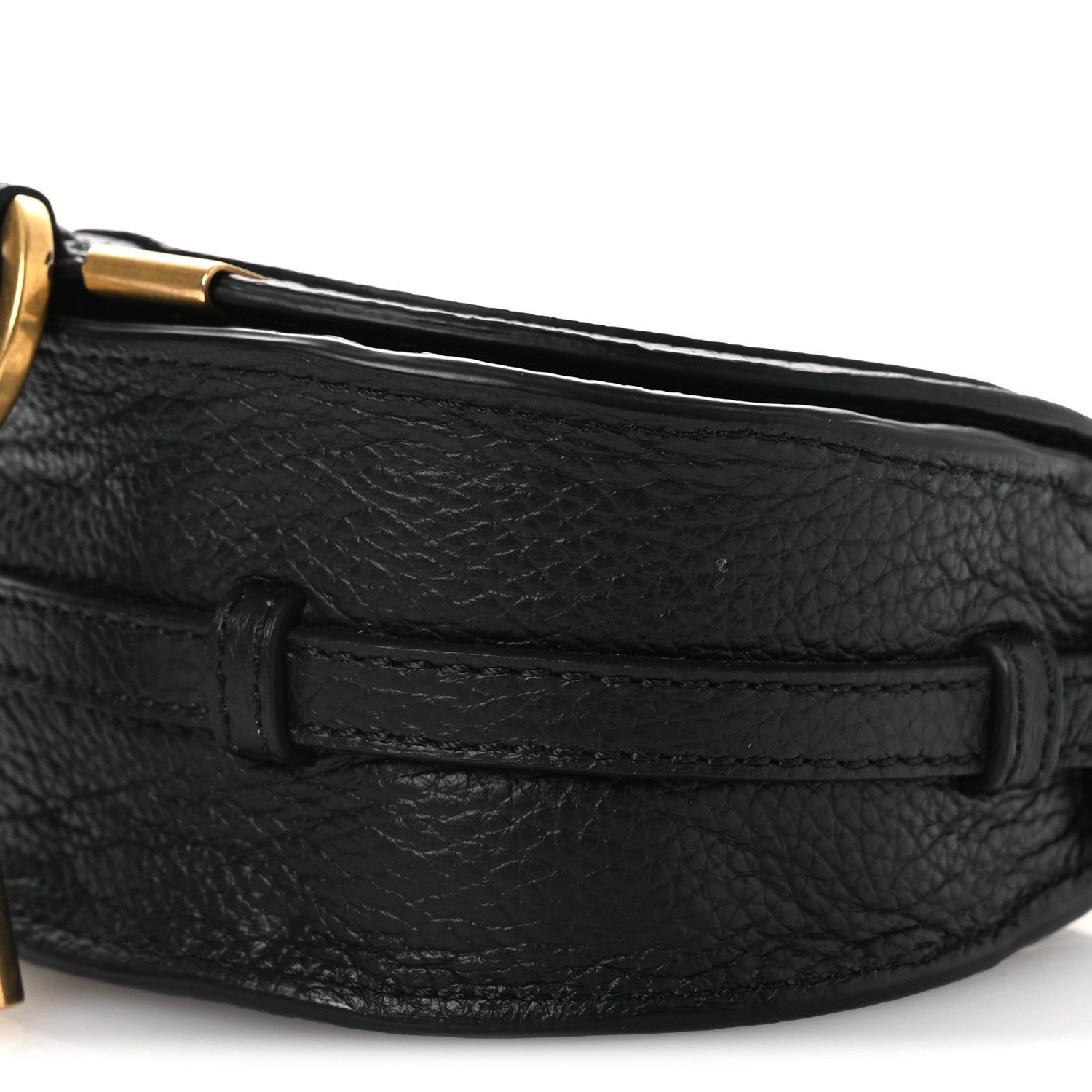 Chloe Calfskin Nano Marcie Saddle Bag Black 10 of 12