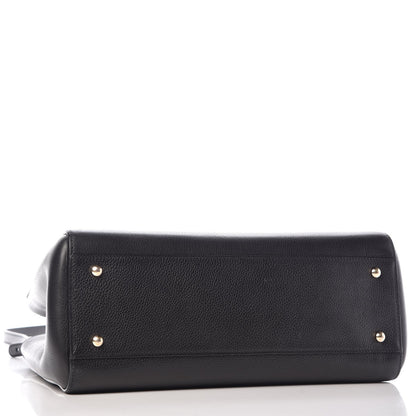 Chanel Grained Calfskin Small Neo Executive Shopper Tote Black 4 of 11