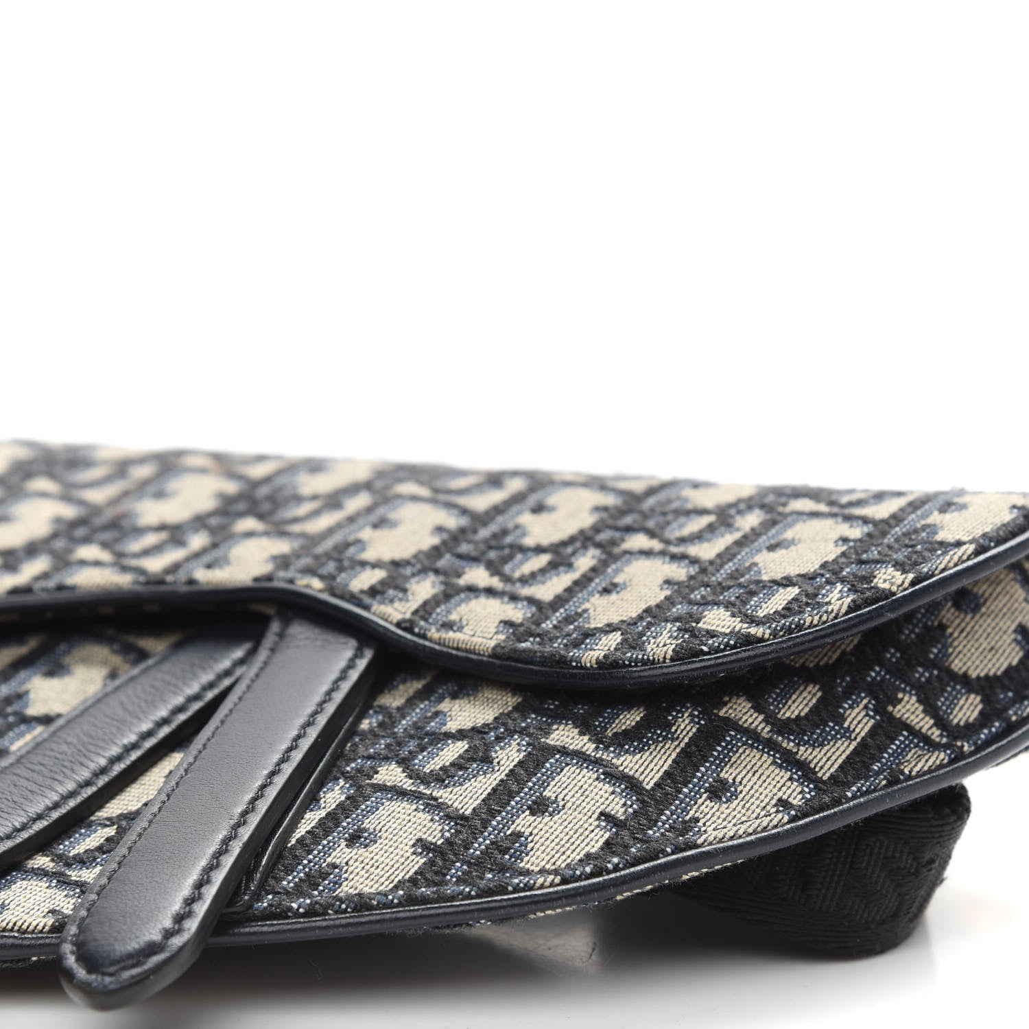 Christian Dior Oblique Saddle Belt Bag Blue 8 of 8
