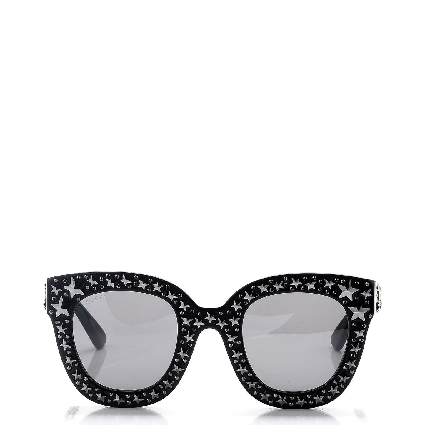 Acetate Stars Cat Eye Sunglasses GG0116S Black