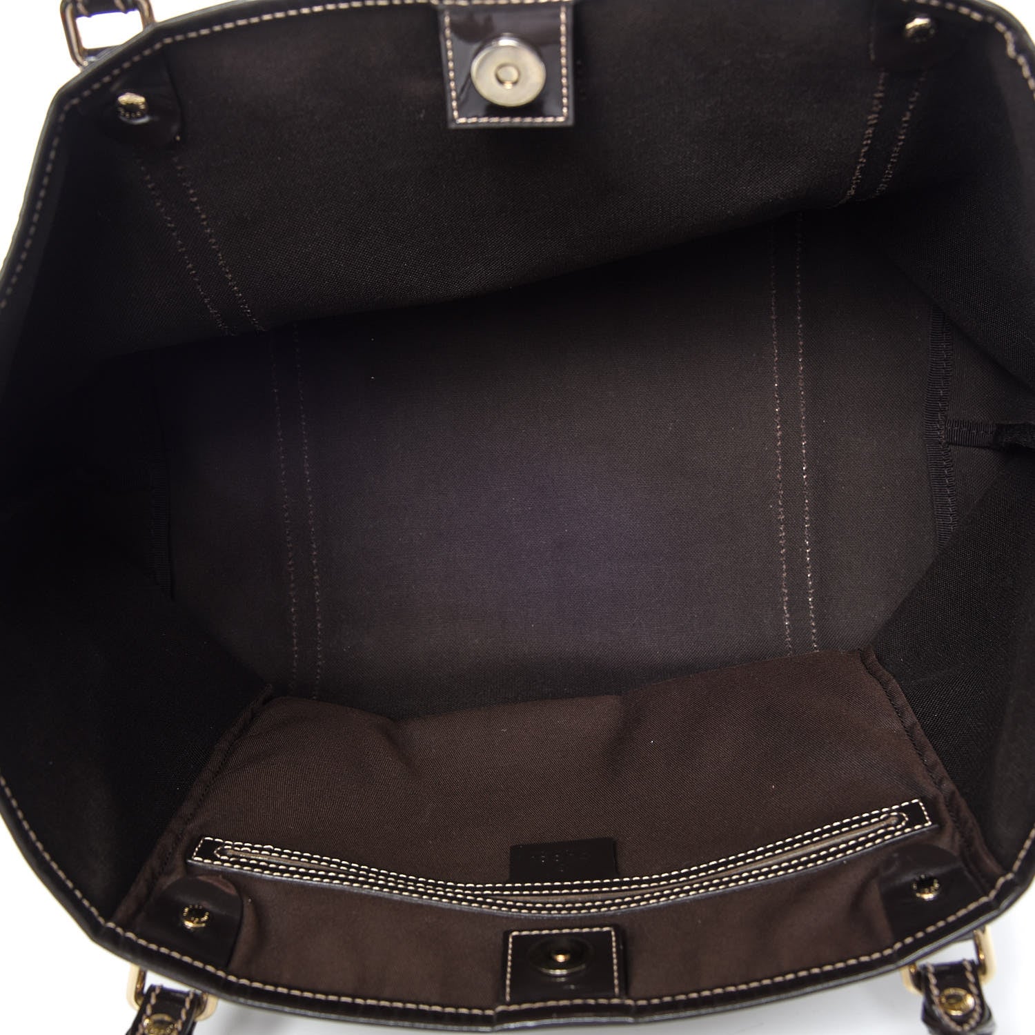 Gucci GG Plus Monogram Medium Joy Tote Dark Brown 7 of 9