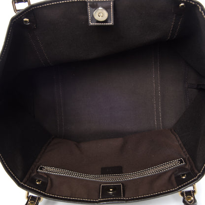 Gucci GG Plus Monogram Medium Joy Tote Dark Brown 7 of 9