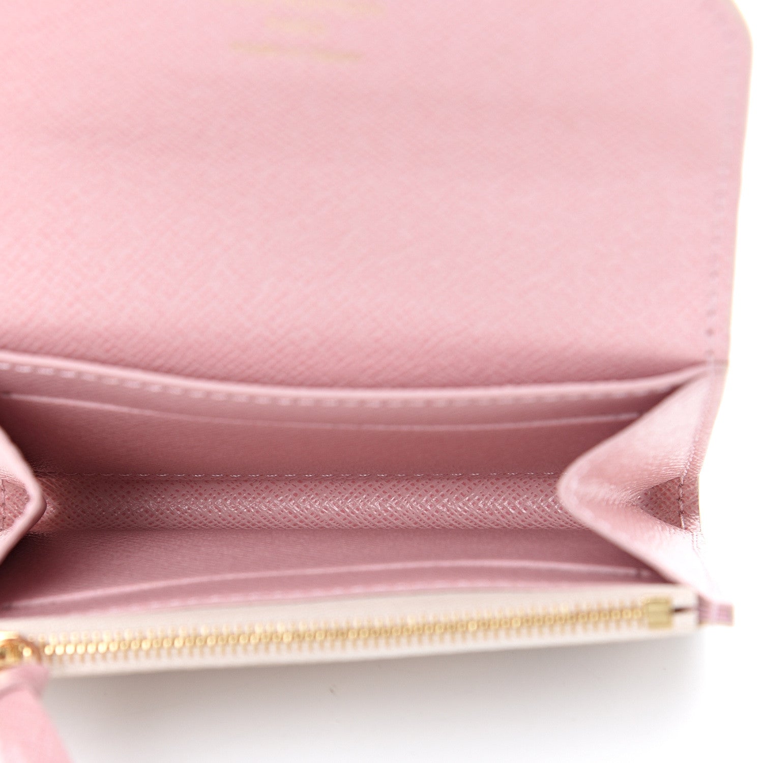 Louis Vuitton Damier Azur Rosalie Coin Purse Rose Ballerine 4 of 7