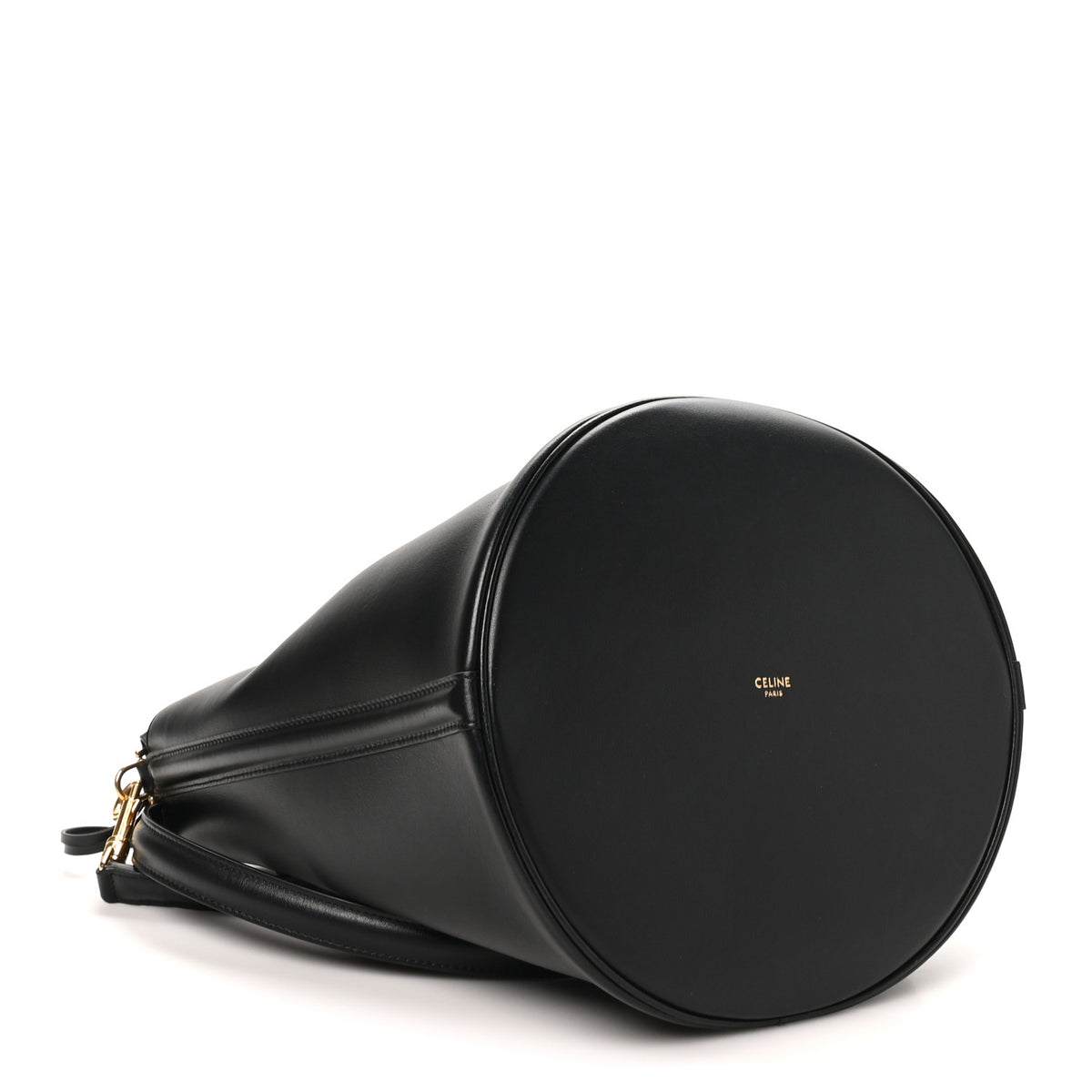 Smooth Calfskin Bucket 16 Bag Black