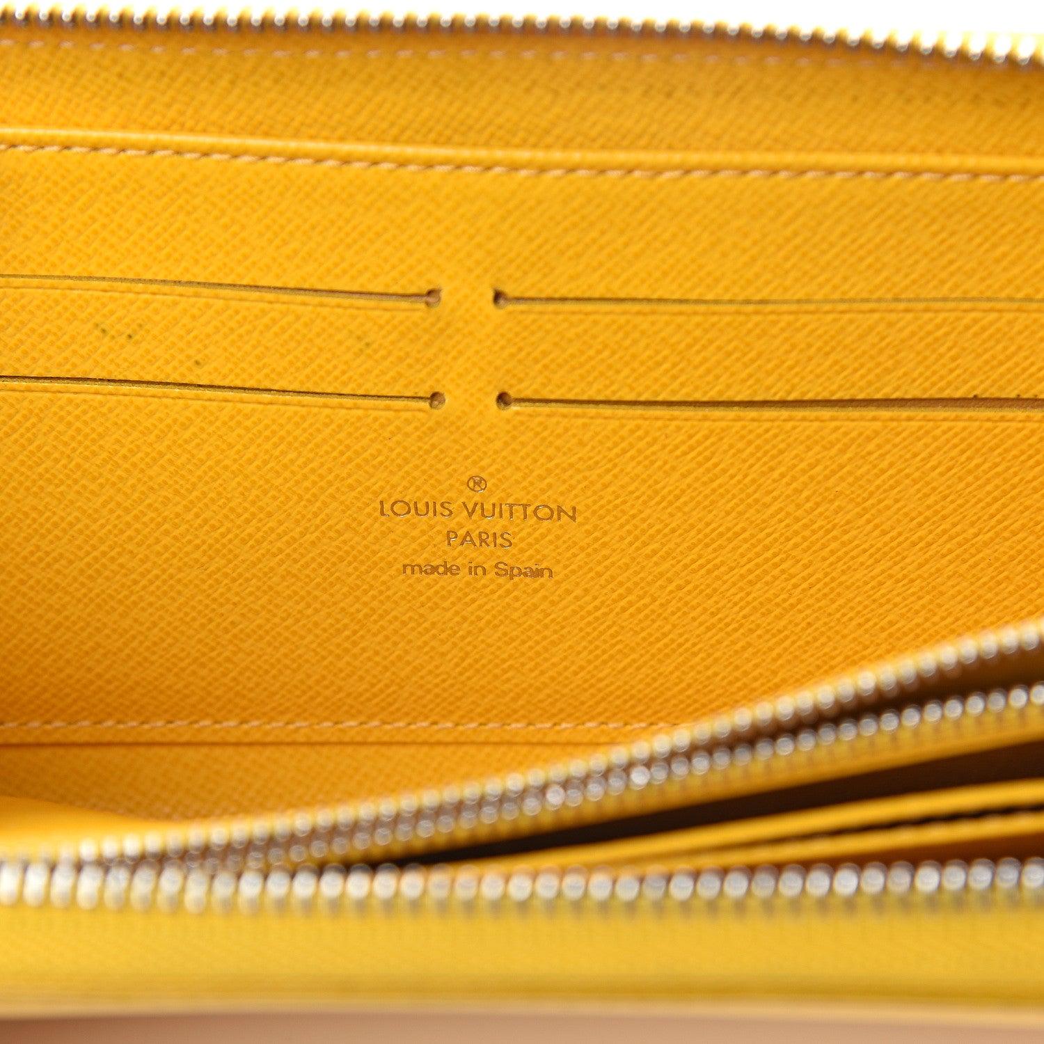 Louis Vuitton Epi Zippy Wallet Citron 5 of 6