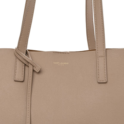 Saint Laurent Calfskin Large Shopping Tote Dark Beige 9 of 13