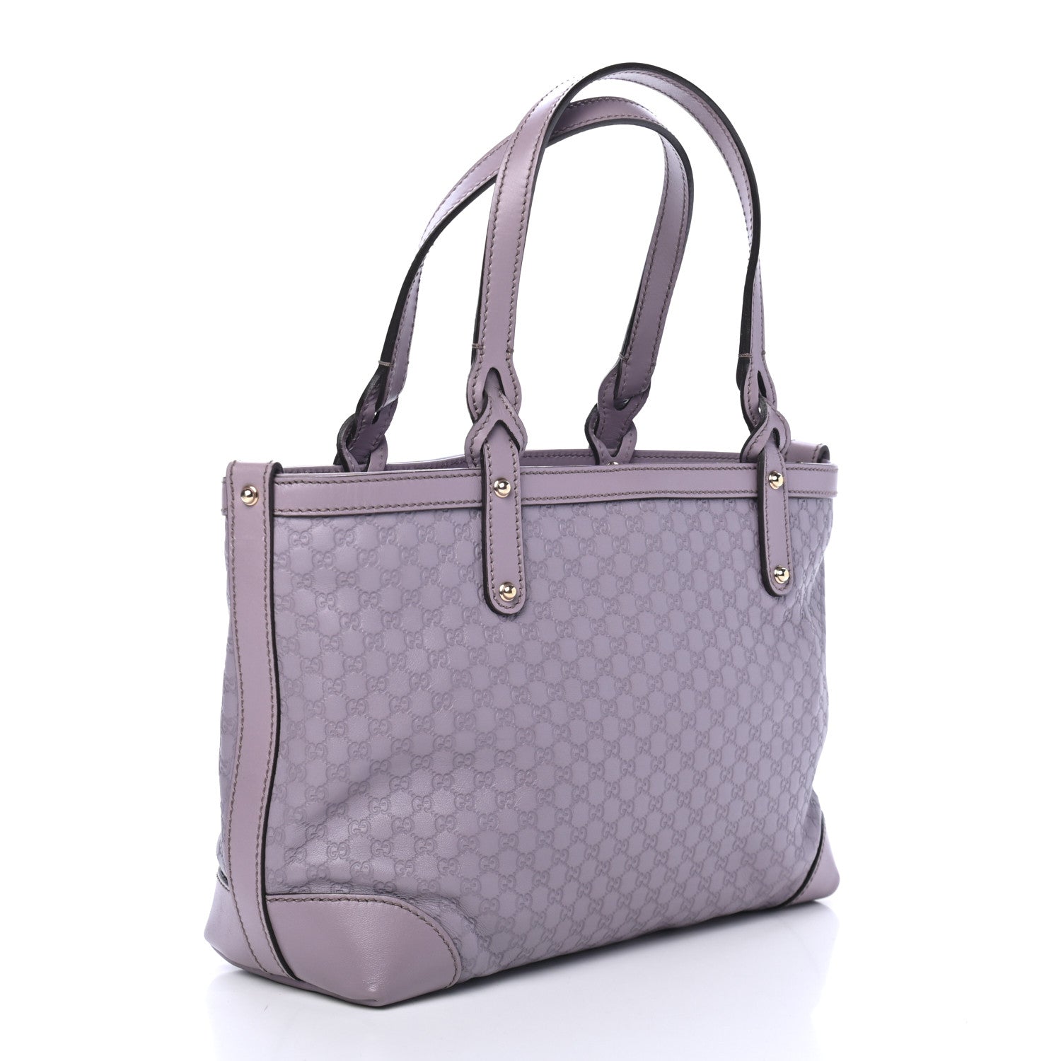 Gucci Microguccissima Small Craft Tote Lilac 2 of 4