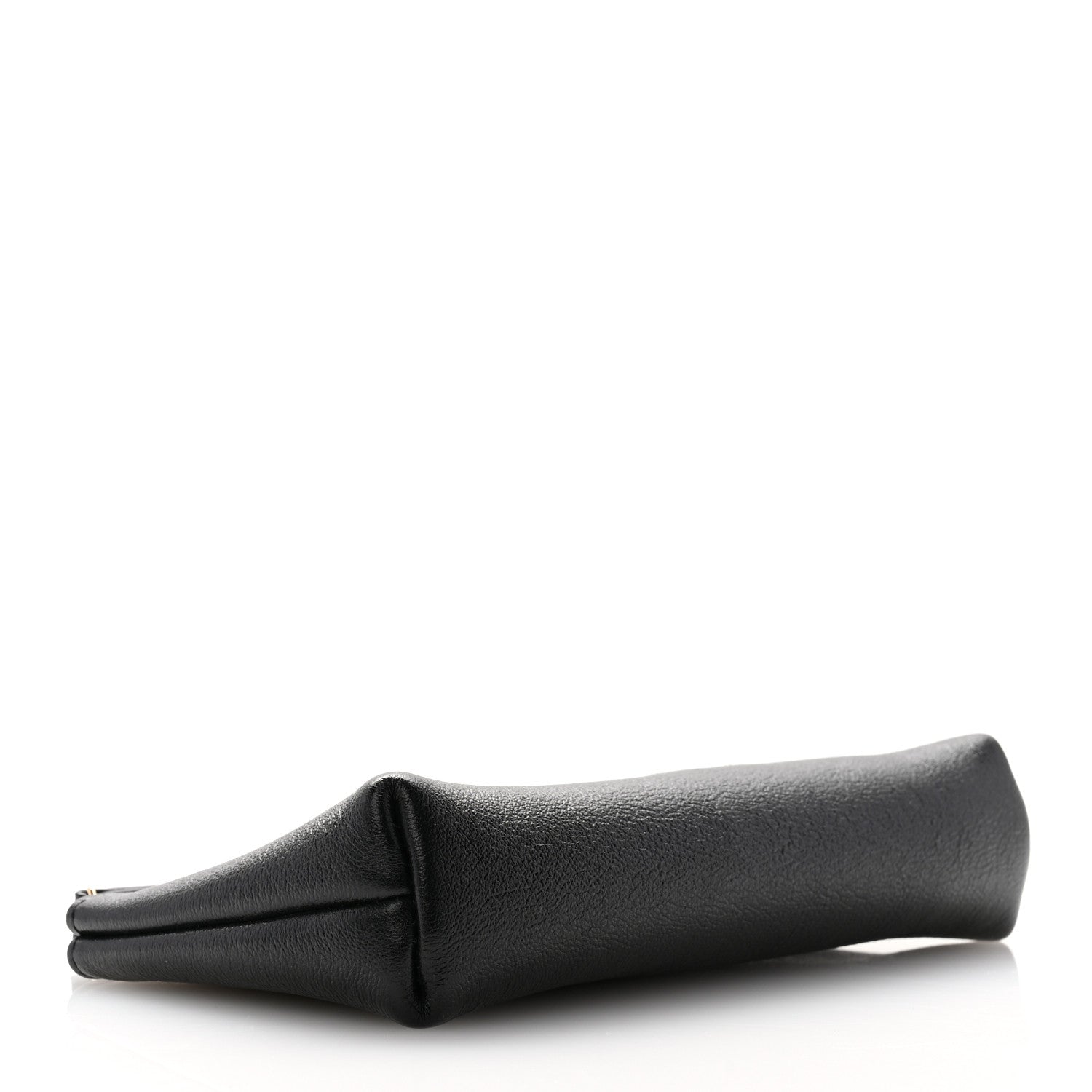 Saint Laurent Calfskin Monogram Wristlet Pouch Black 4 of 7
