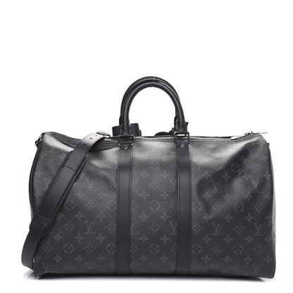 Louis Vuitton Monogram Eclipse Keepall Bandouliere 45 1 of 10