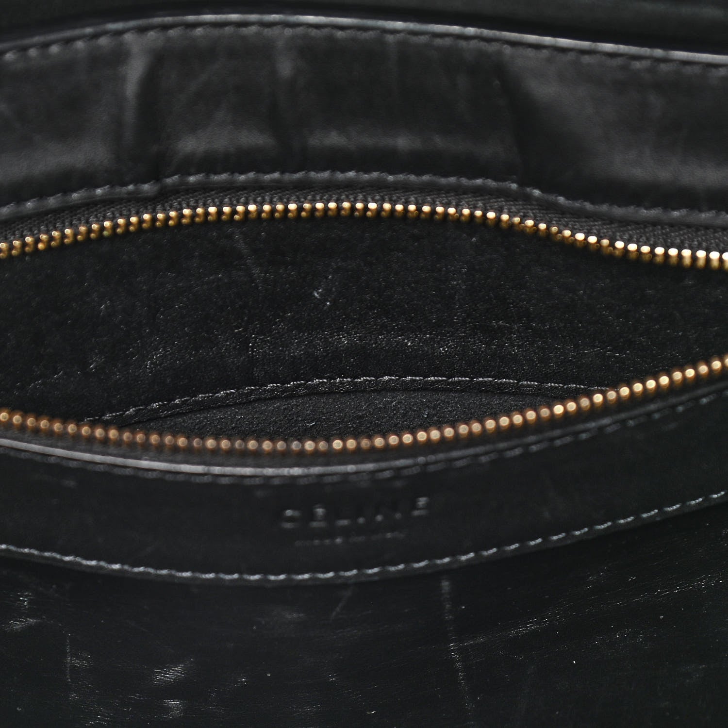 Celine Calfskin Medium Horizontal Cabas Phantom Black 12 of 23