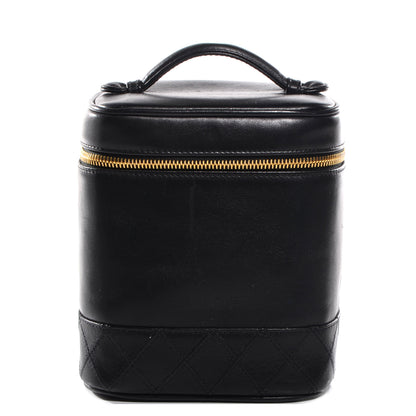 Chanel Lambskin Vanity Cosmetic Bag Black 1 of 8