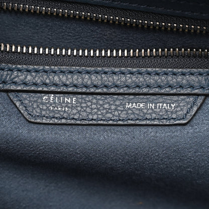 Celine Drummed Calfskin Mini Luggage Orage 6 of 11