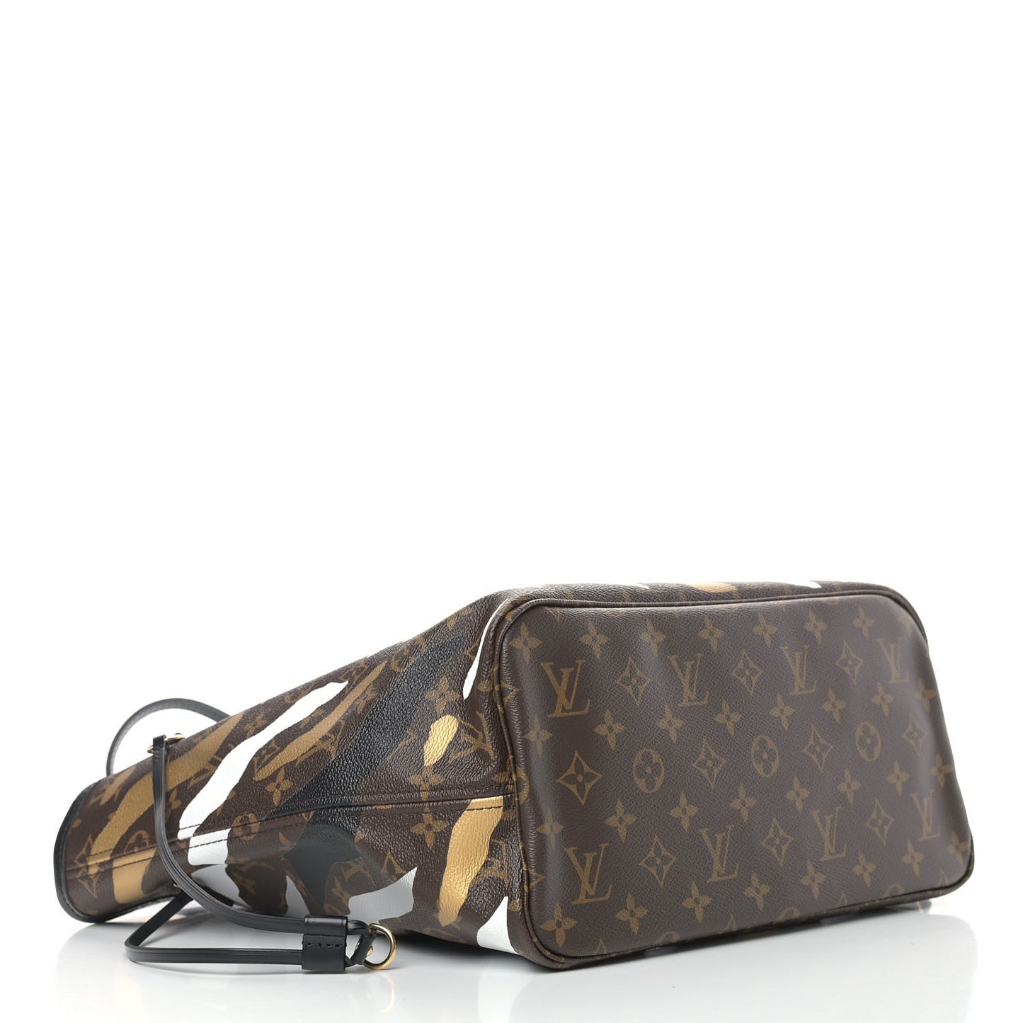 X LOL Monogram Neverfull MM Gold Silver