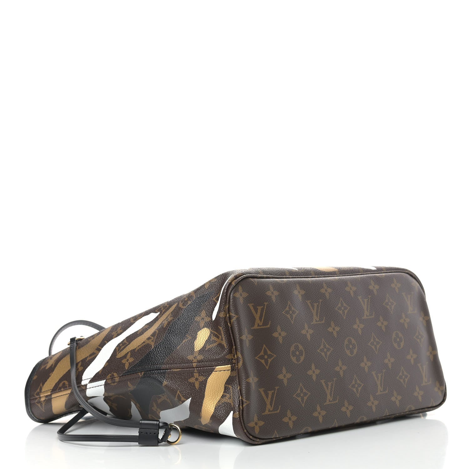 Louis Vuitton X LOL Monogram Neverfull MM Gold Silver 4 of 9
