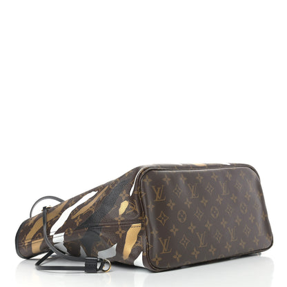 Louis Vuitton X LOL Monogram Neverfull MM Gold Silver 4 of 9