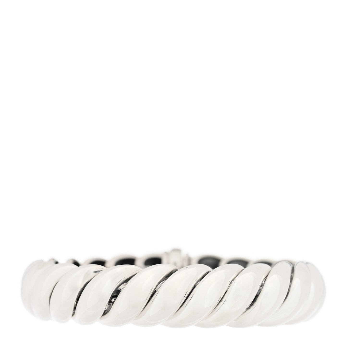 Sterling Silver 14mm Sculpted Cable Bracelet