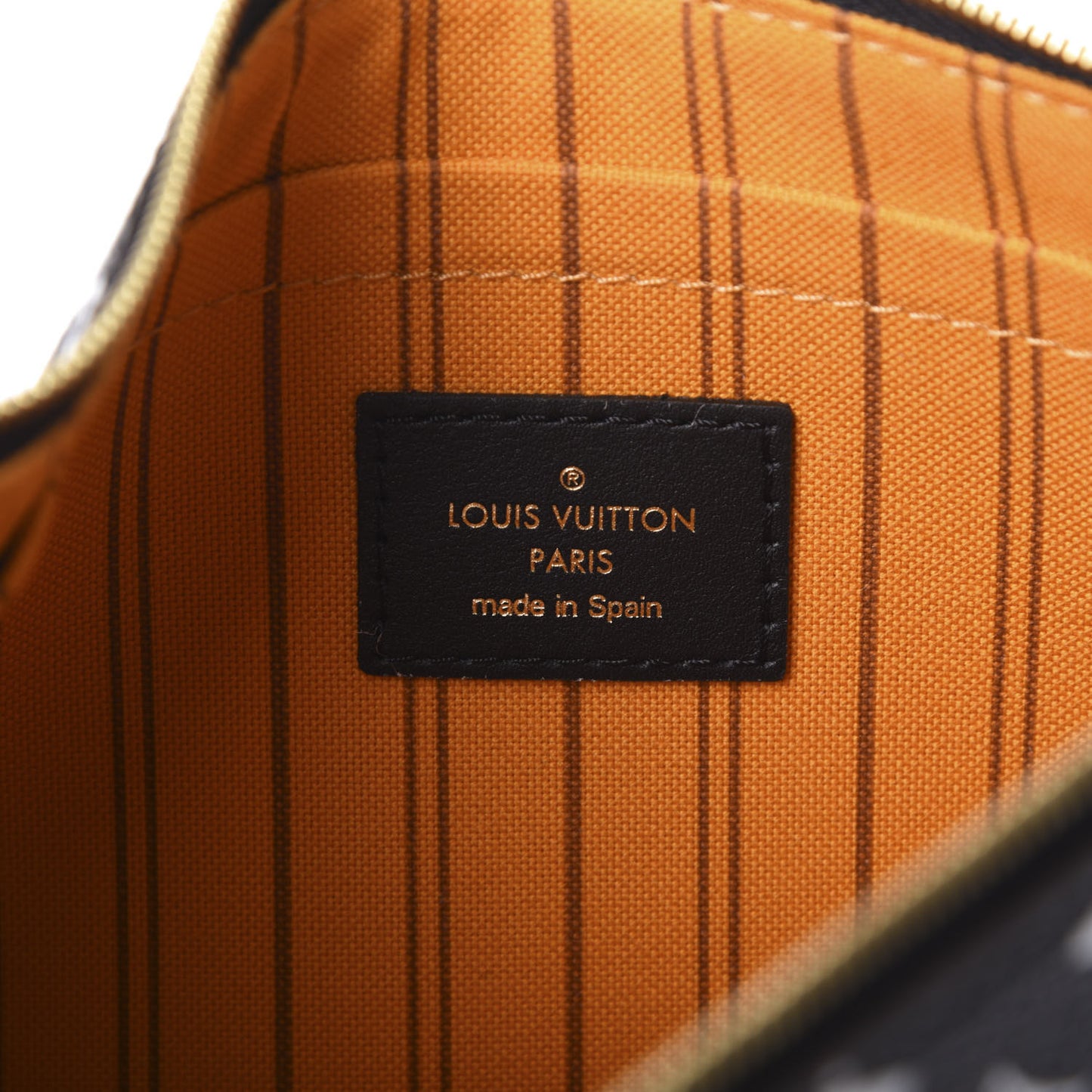 Monogram Giant Jungle Neverfull MM GM Pochette Black