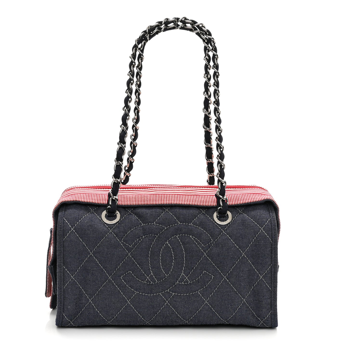 Denim Quilted CC Bag Blue