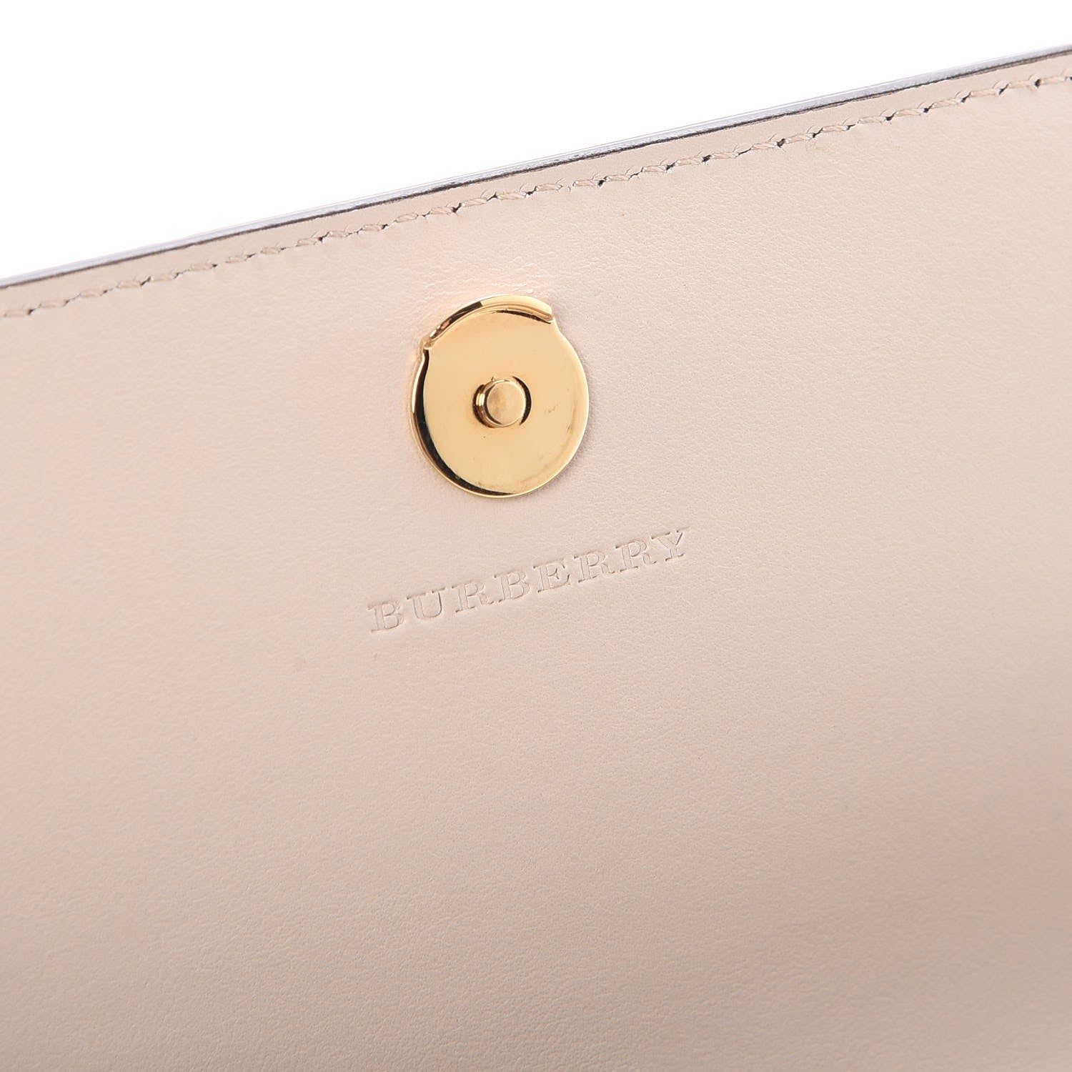 Burberry Grainy Calfskin Henley Wallet On Chain Limestone 6 of 8