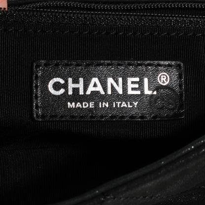 Chanel Iridescent Calfskin Large Chic Quilt Flap Black 6 of 8