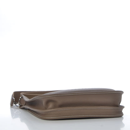 Hermes Taurillon Clemence Evelyne III PM Etoupe 4 of 7