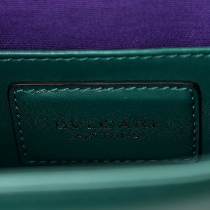 Bulgari Calfskin Small Serpenti Forever Snake Strap Crossbody Bag Emerald Green 5 of 8