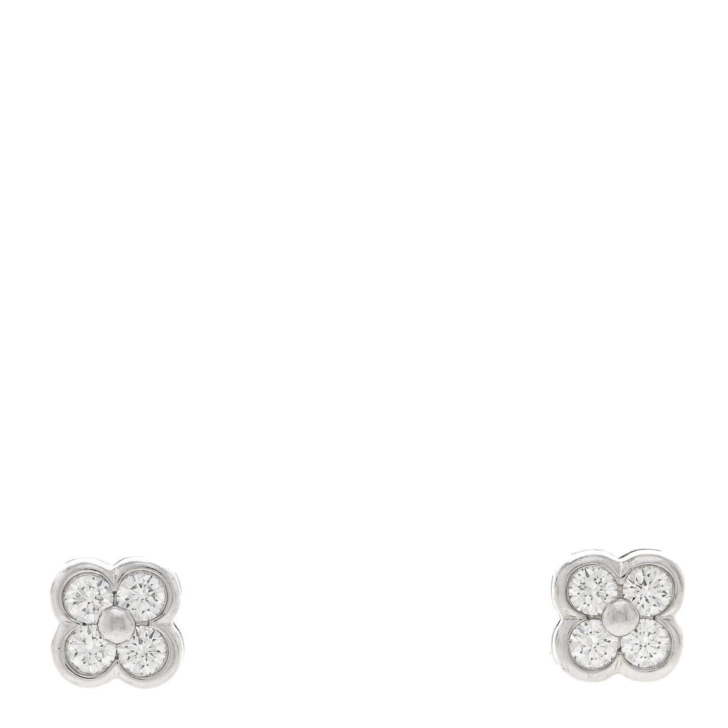 Platinum Diamond Lace Earrings