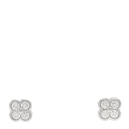 Tiffany Platinum Diamond Lace Earrings 1 of 4