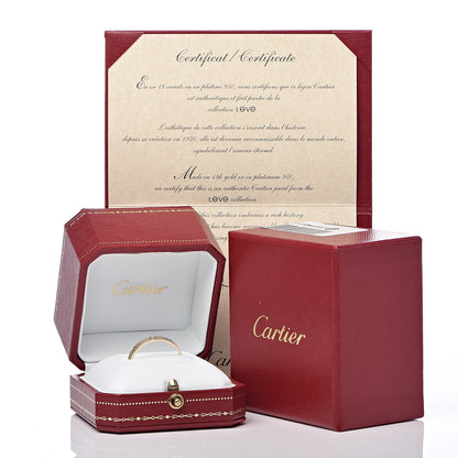 Cartier 18K Yellow Gold 3.5mm LOVE Wedding Band Ring 69 12.75 5 of 5