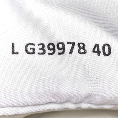 Chanel Suede Kidskin Womens CC Sneakers 40 Burgundy White 8 of 9