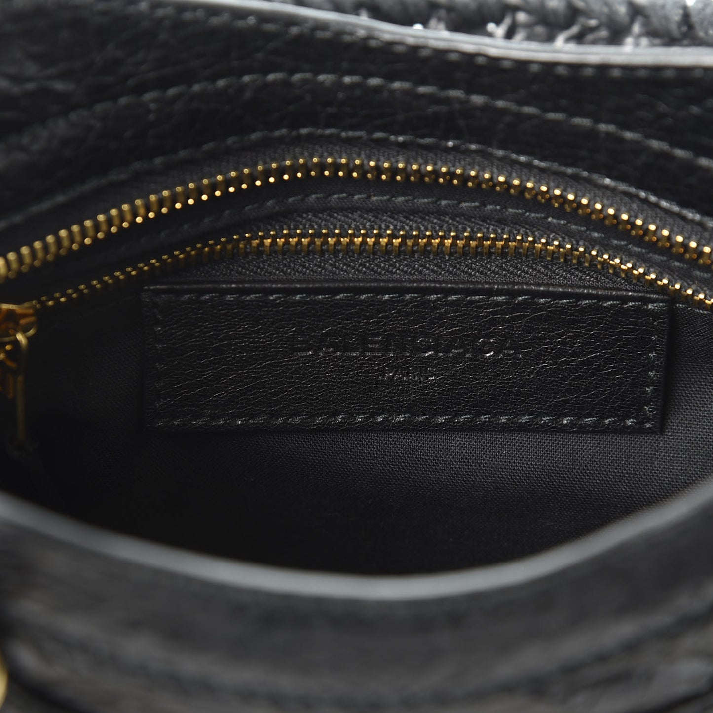 Agneau Giant 12 Gold Hardware Mini City Black