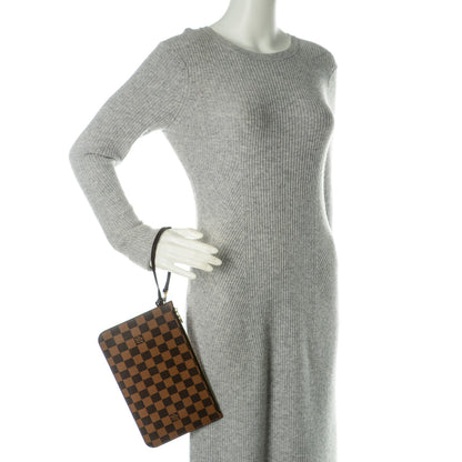 Louis Vuitton Damier Ebene Neverfull MM GM Pochette 2 of 7