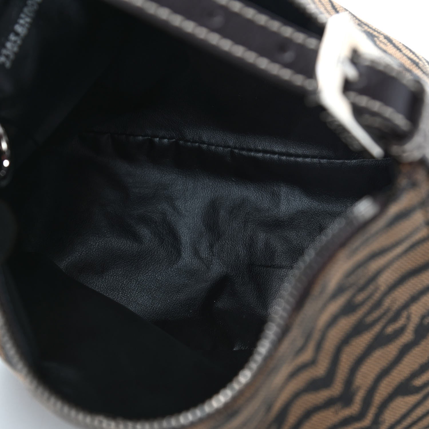 Fendi Canvas Tiger Print Mini Pochette Brown 4 of 4