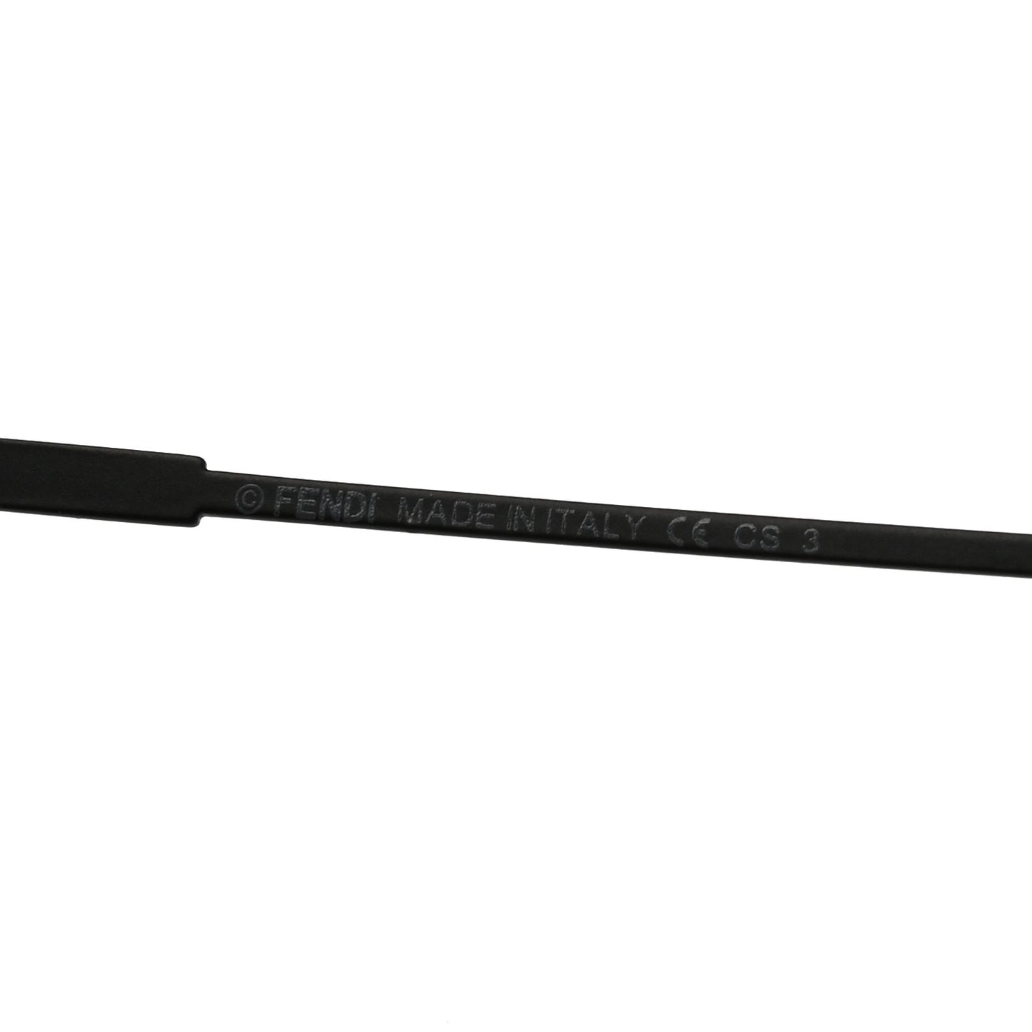 Metal Mirrored Eyeline Sunglasses FF 0193/S Black