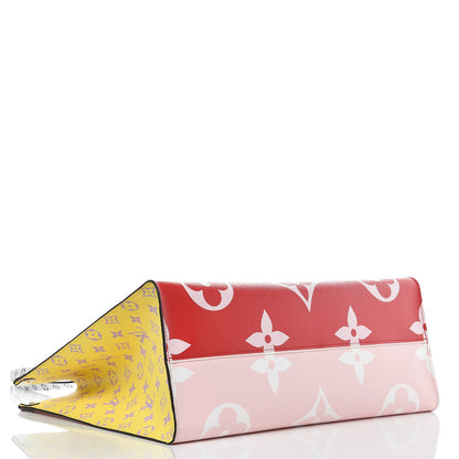 Louis Vuitton Monogram Giant Onthego GM Rouge Rose 4 of 11