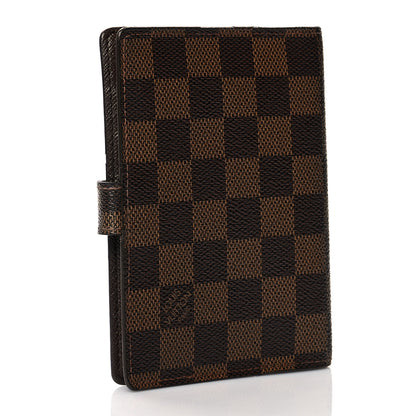 Louis Vuitton Damier Ebene Small Ring Agenda Cover 3 of 9