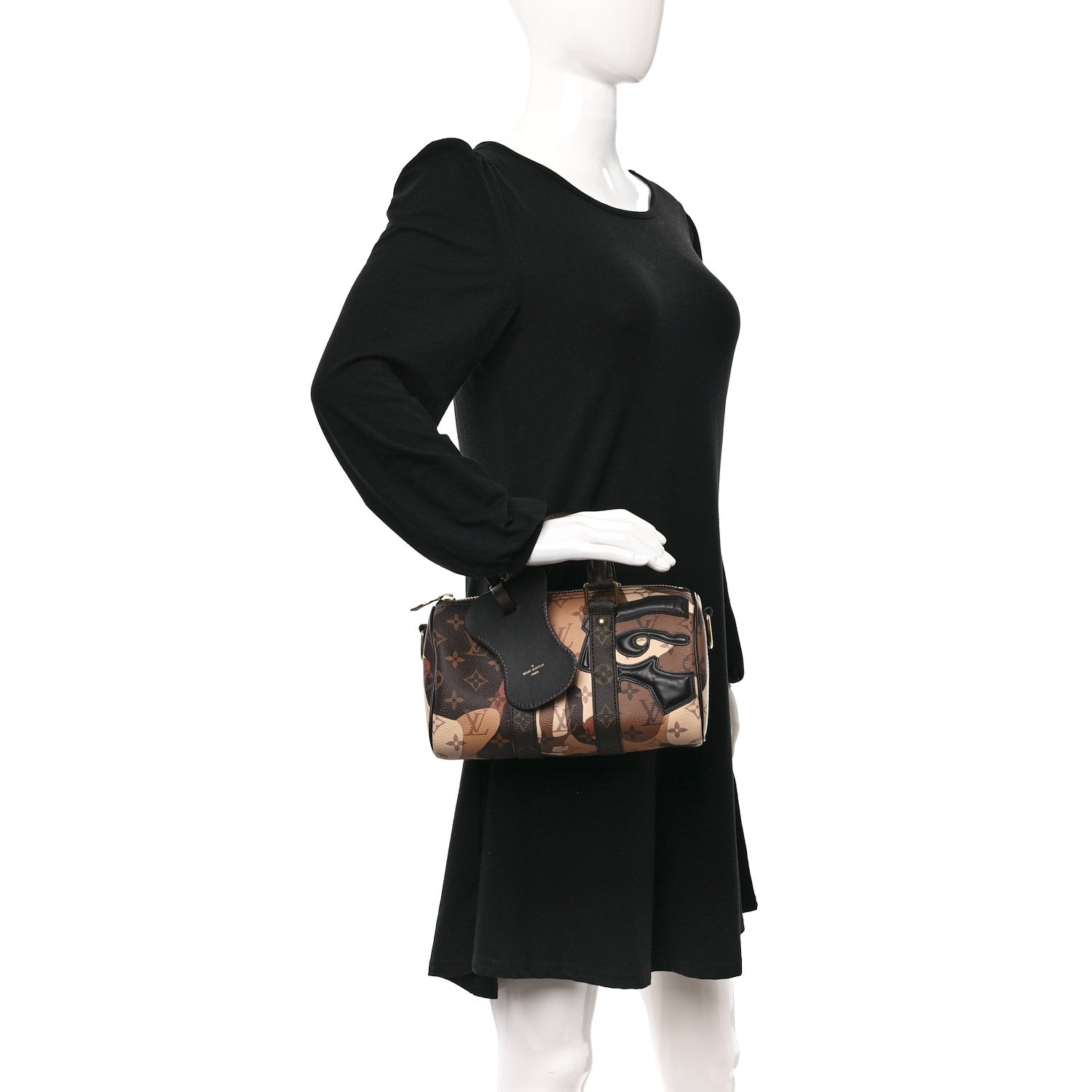 Louis Vuitton Monogram Portrait Keepall Bandouliere 25 Brown 2 of 11