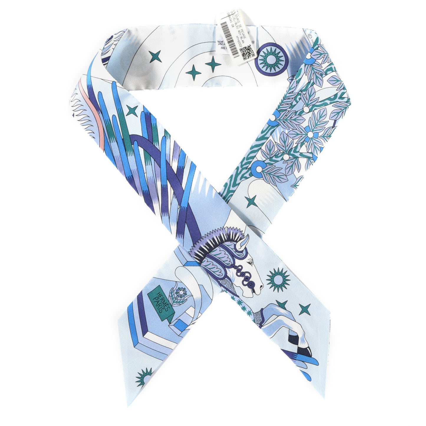 Silk La Source de Pegase Twilly Ciel Bleu Royal White