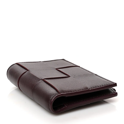 Bottega Veneta Nappa Maxi Intrecciato Card Holder Grape 4 of 9