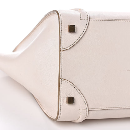 Celine Goatskin Mini Luggage White 15 of 21