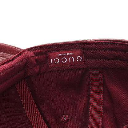 Gucci Nappa GG Baseball Hat M Burgundy 8 of 11