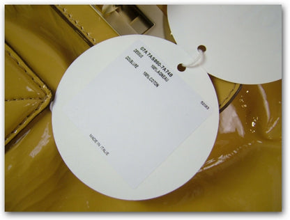 Chloe Patent Audra Tote Satchel Paille Yellow 12 of 12