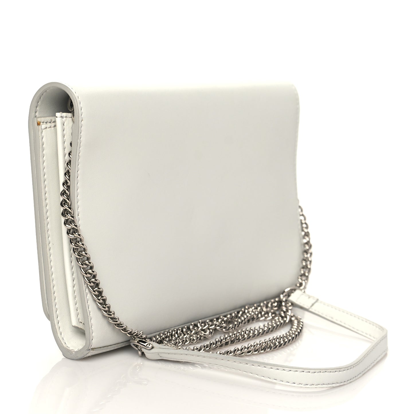 Vitello Liberty Lucido F is Fendi Wallet on Chain White