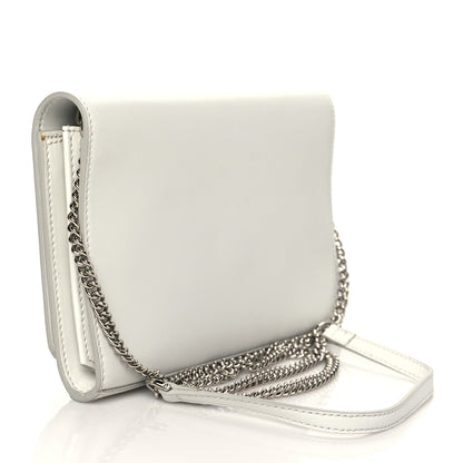 Fendi Vitello Liberty Lucido F is Fendi Wallet on Chain White 3 of 10